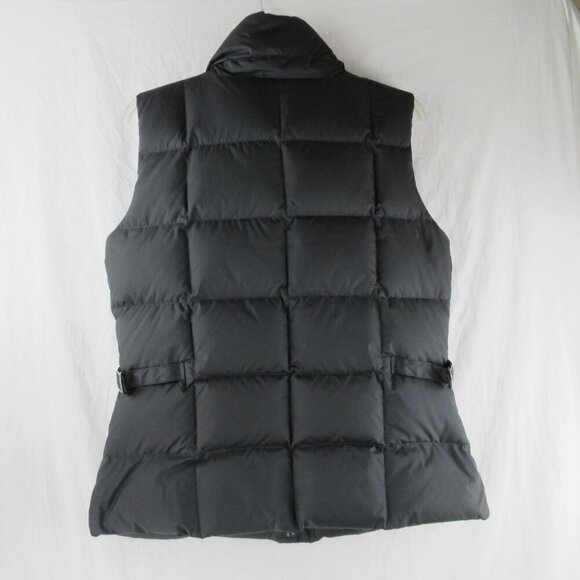 Eddie Bauer Premium Quality Goose Down Puffer Vest Size M Black 700 Fill Power - Picture 8 of 12